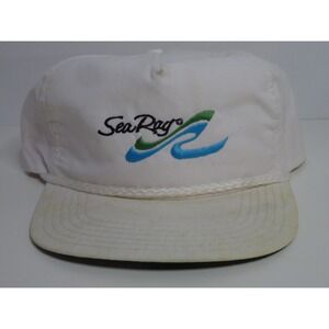 Vintage 70s SEA RAY Crosstown Marine Boat Store Snapback HAT USA Made